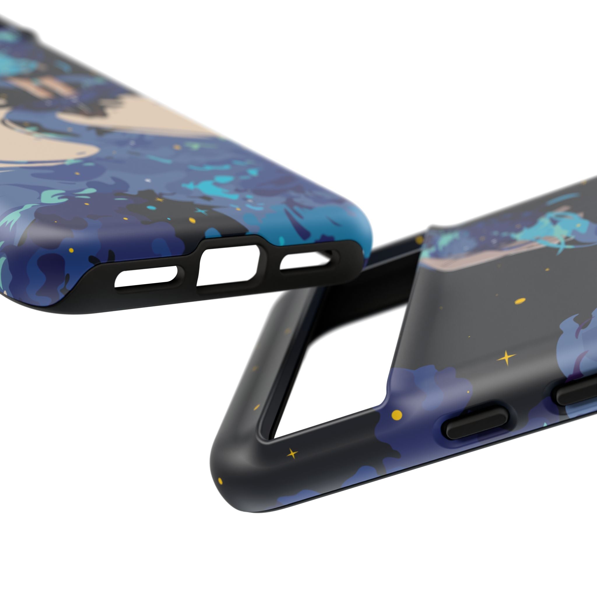 Galaxy-Inspired Phone Case, Celestial Design, Tough Phone Cover, Gift for Space Lovers, Artsy Accessories, Unique Merchandise
