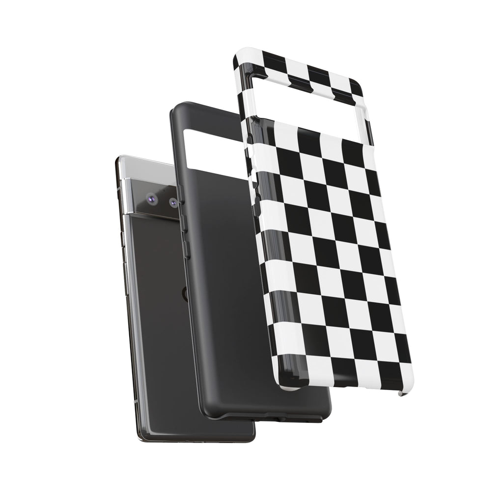 Stylish Checkered Phone Case | Trendy Protective Cover for iPhone, Gift for Teens, Fashion Accessory, Unique Design for All Occasions