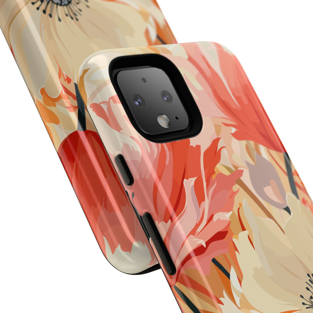 Floral Phone Case, Tough Protective Cover for Floral Lovers, Perfect Gift for Friends, Spring Celebration, Art Lovers Gift