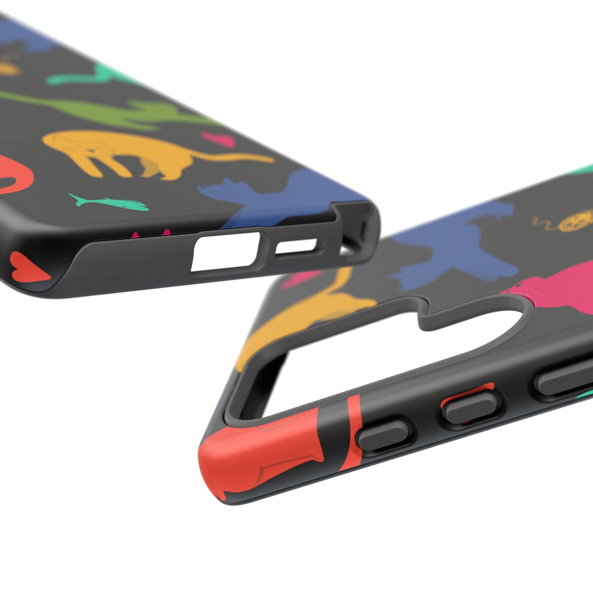 Colorful Cat Phone Case - Fun Pet Lover Accessory, Paw-some Gift for Cat Owners, Colorful Protective Cover, Cute Animal Phone [...]