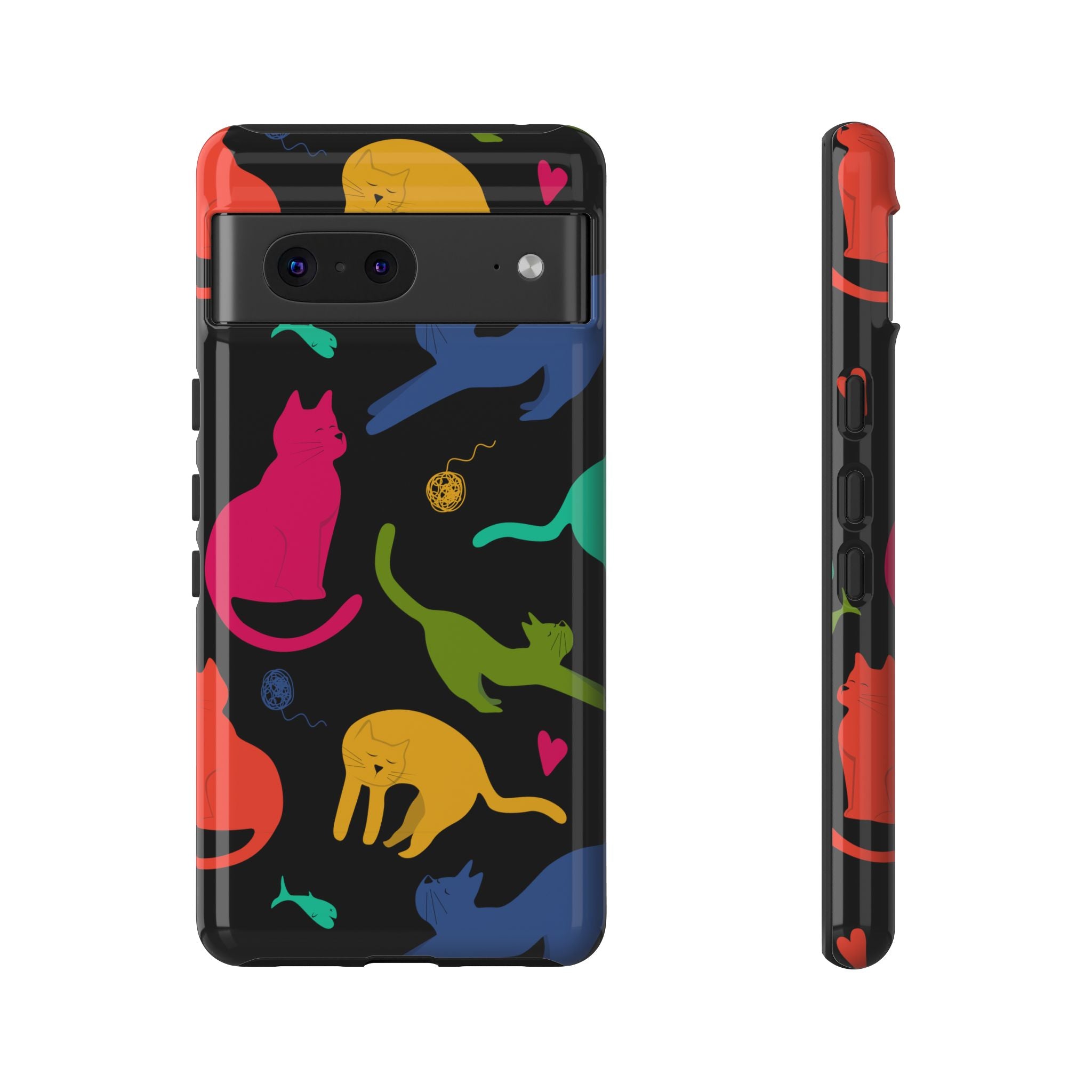 Colorful Cat Phone Case - Fun Pet Lover Accessory, Paw-some Gift for Cat Owners, Colorful Protective Cover, Cute Animal Phone [...]