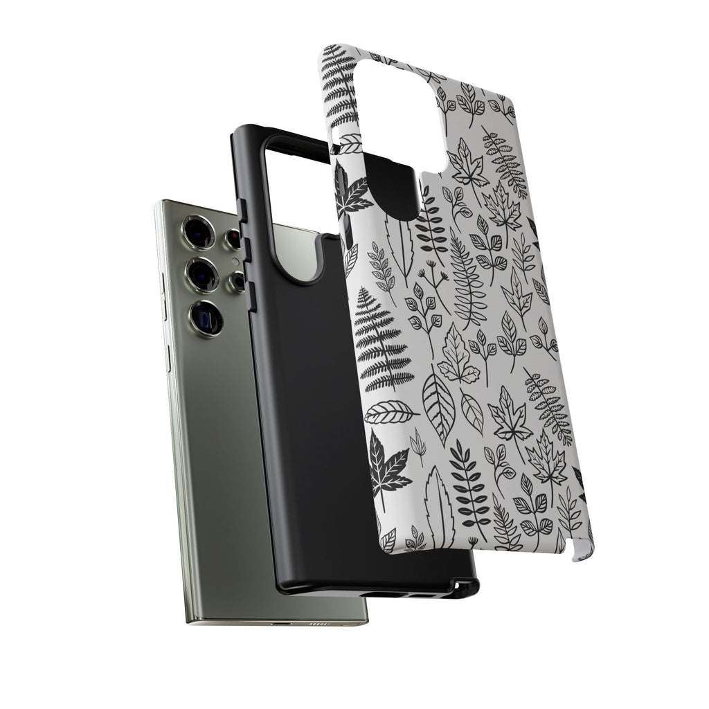 Stylish Phone Case for Nature Lovers, Botanical Design, Gift for Her, Fall Accessories, Customizable Tech Gear