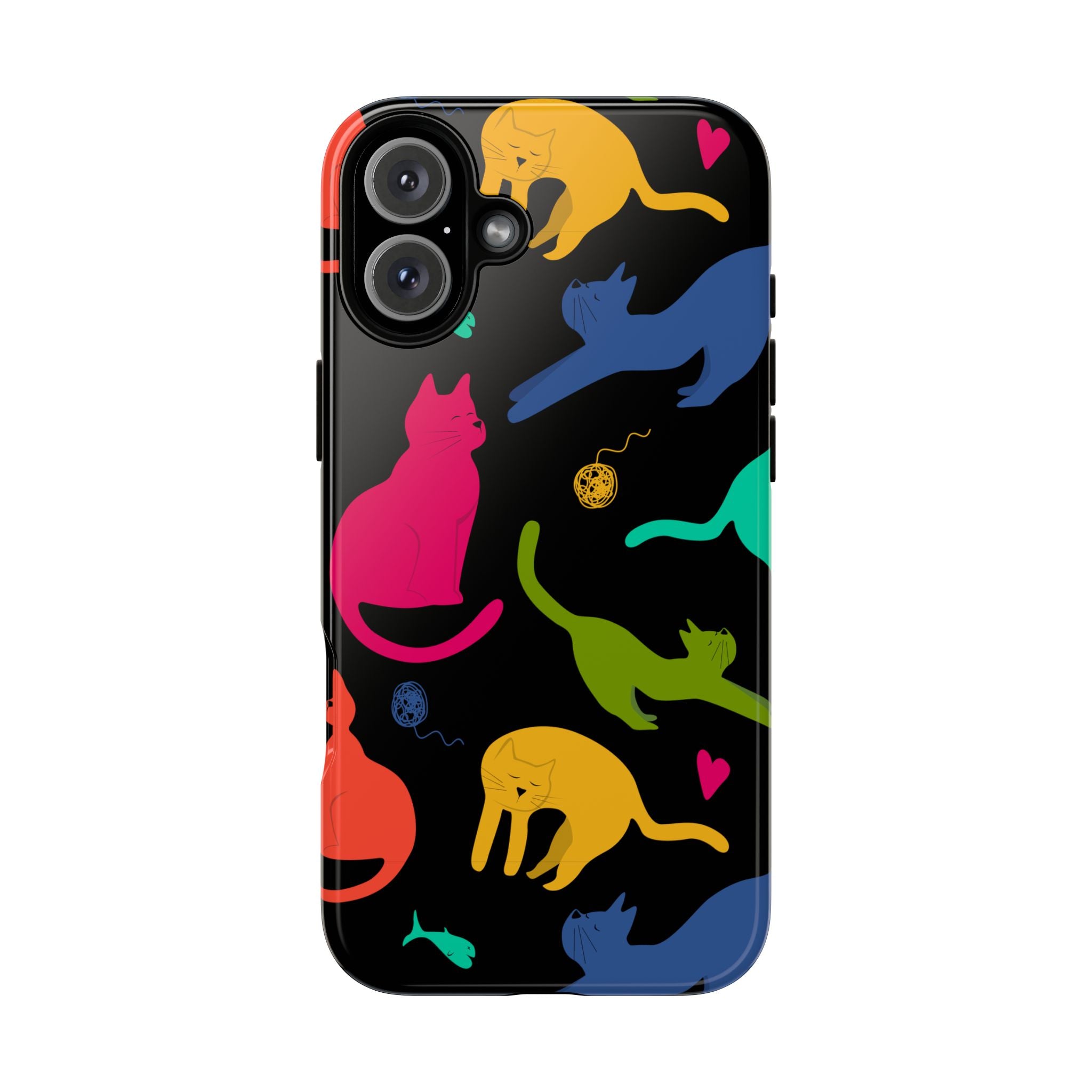 Colorful Cat Phone Case - Fun Pet Lover Accessory, Paw-some Gift for Cat Owners, Colorful Protective Cover, Cute Animal Phone [...]
