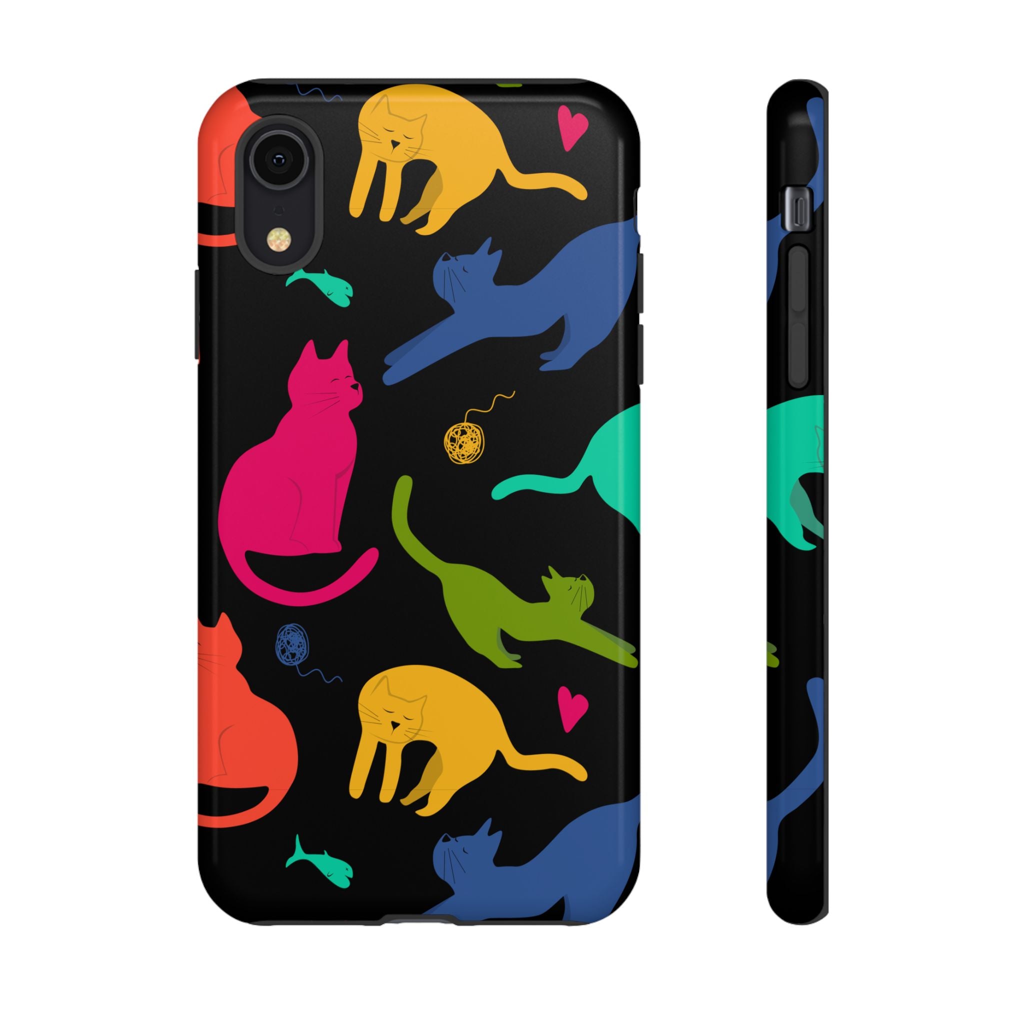 Colorful Cat Phone Case - Fun Pet Lover Accessory, Paw-some Gift for Cat Owners, Colorful Protective Cover, Cute Animal Phone [...]
