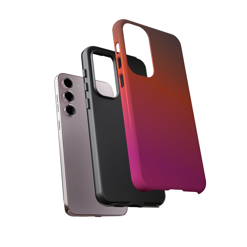 Gradient Phone Case, Custom Tough Case, Durable Phone Accessory, Vibrant Design, Gift for Tech Lovers, Birthday and Holiday Present