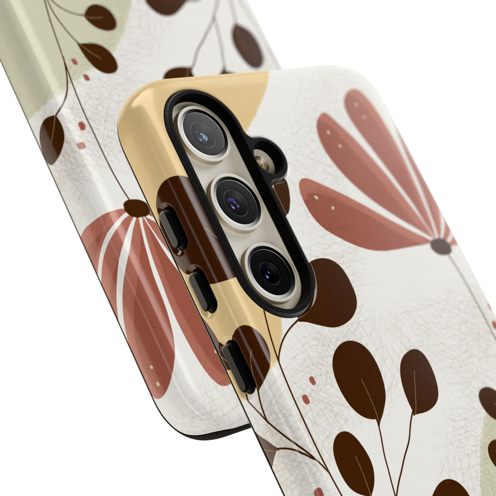 Floral Phone Case - Stylish Tough Cases for Women, Trendy Phone Cover, Gift for Her, Birthday Present, Everyday Use