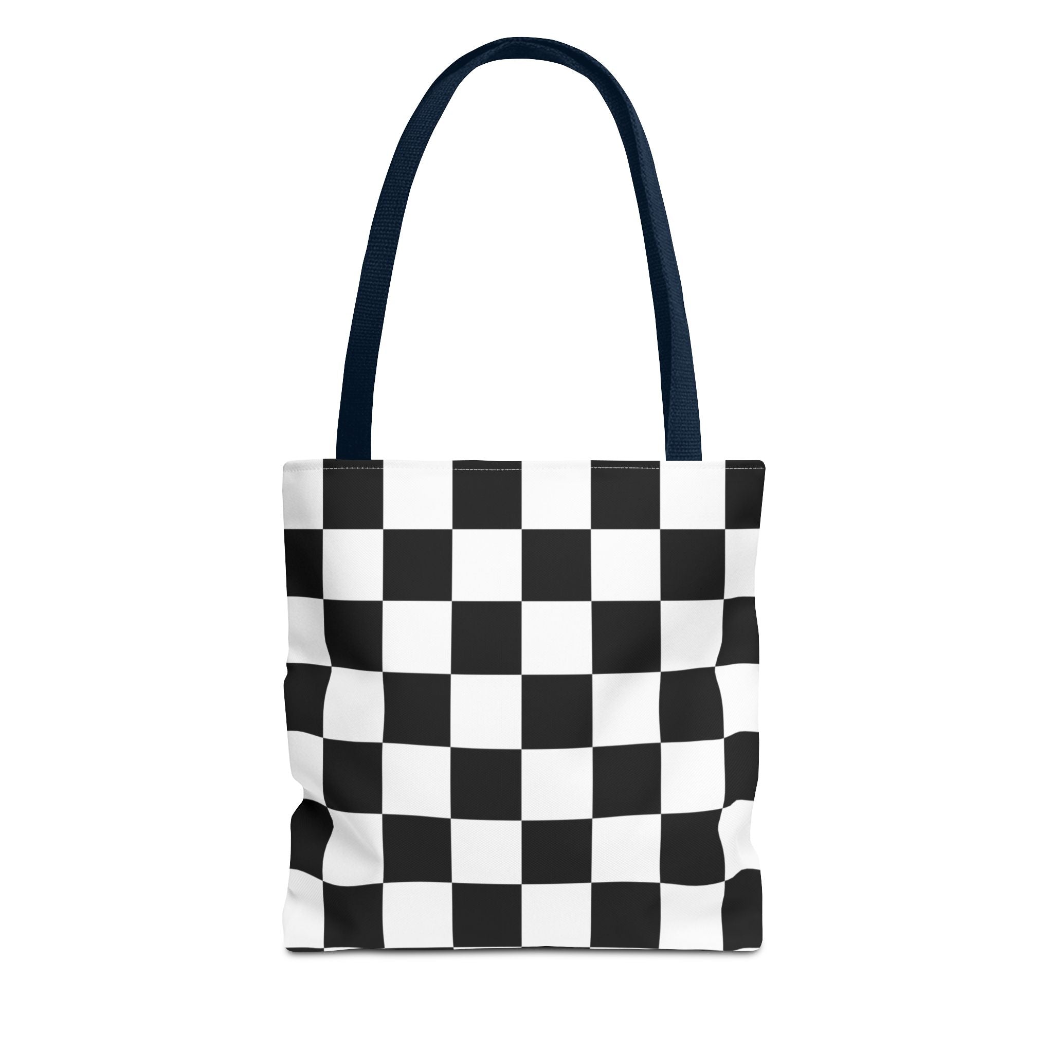 Tote Bag Finish Line - Checkered Victory – Tote Bag for Racing Fans