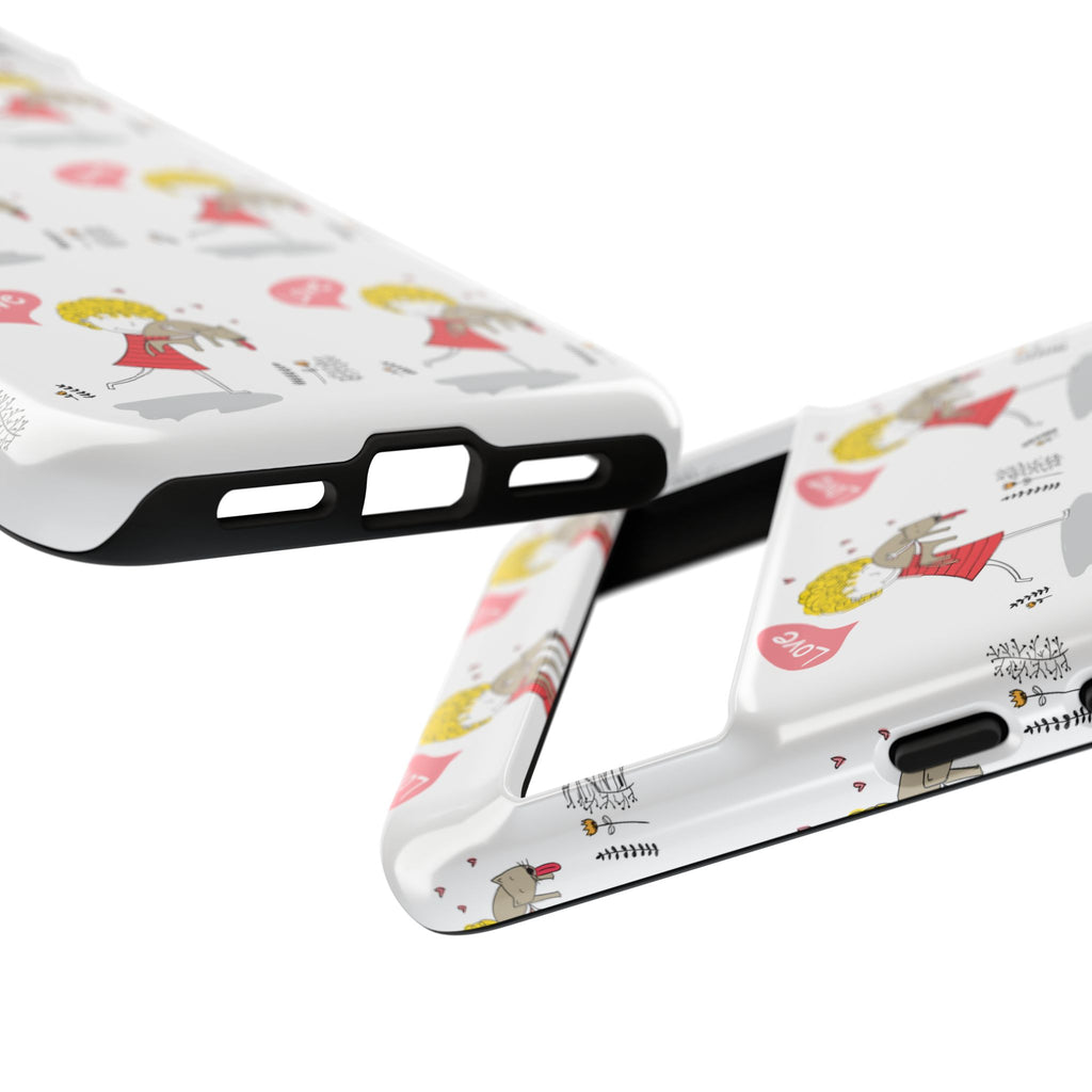 Love-Themed Phone Case | Cute Pet Lover Accessory, Perfect Gift for Birthdays, Anniversaries, Animal Lovers, Valentine's Day