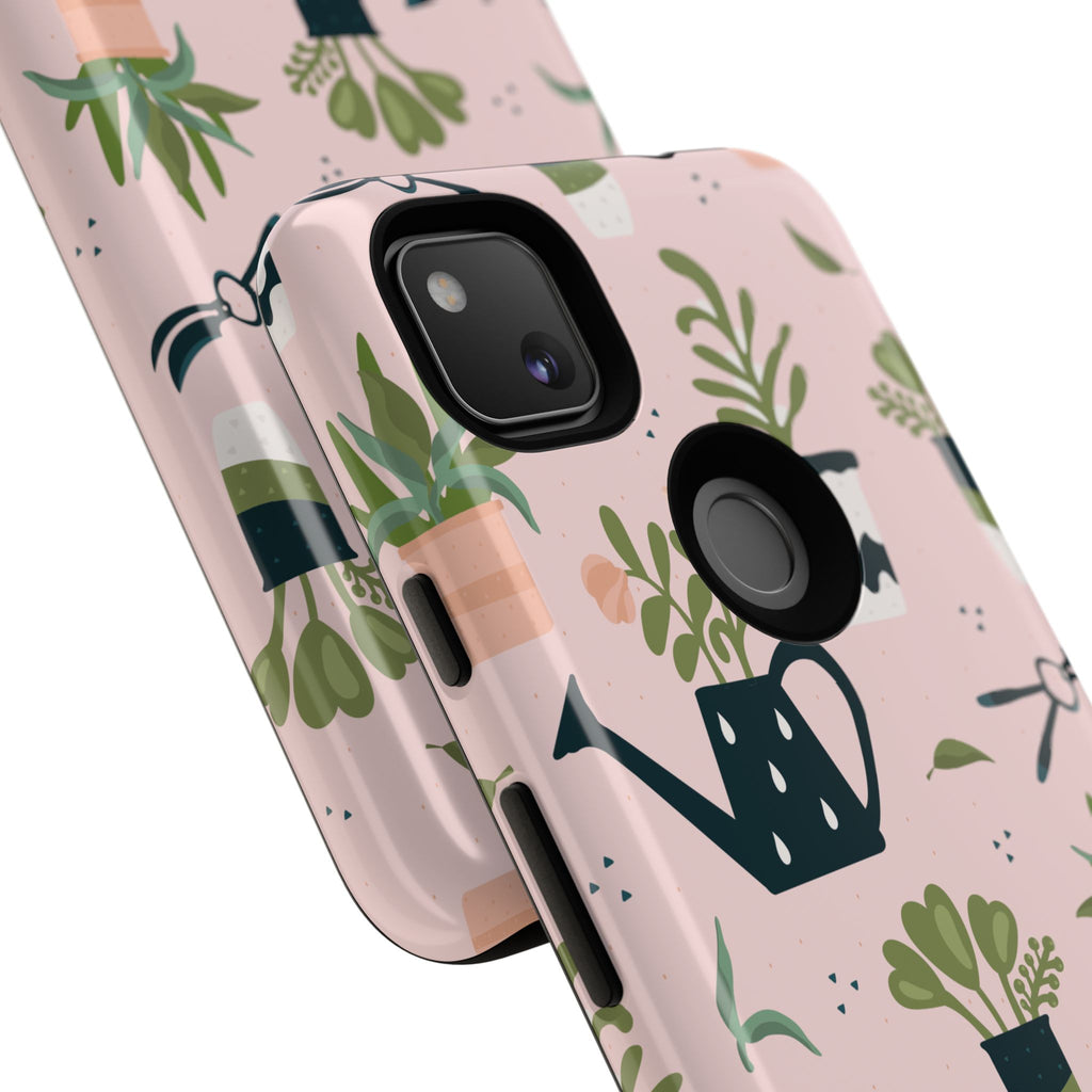 Floral Phone Case, Cute Plant Lover Case, Gift for Gardeners, Phone Cover, Green Thumb Accessories, Mother's Day Gift