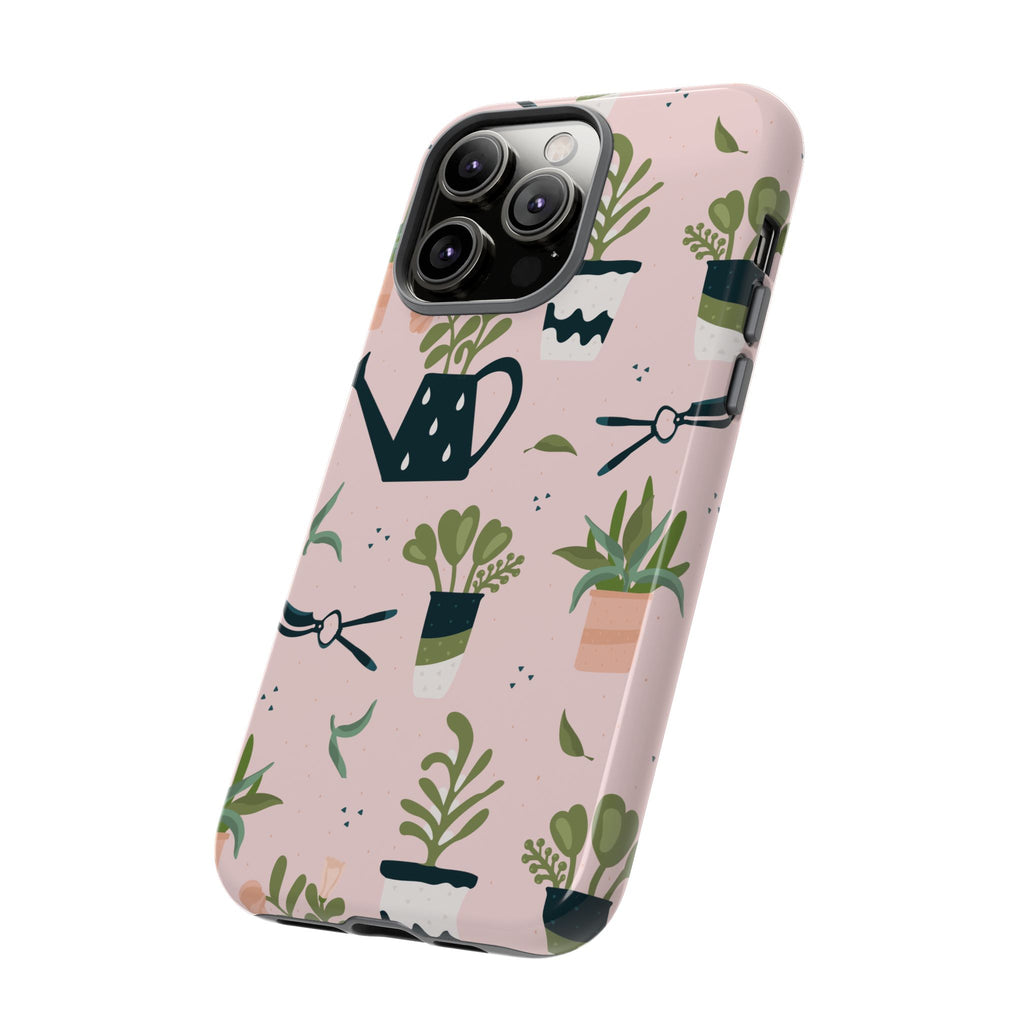 Floral Phone Case, Cute Plant Lover Case, Gift for Gardeners, Phone Cover, Green Thumb Accessories, Mother's Day Gift