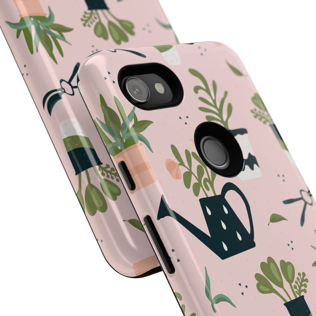 Floral Phone Case, Cute Plant Lover Case, Gift for Gardeners, Phone Cover, Green Thumb Accessories, Mother's Day Gift