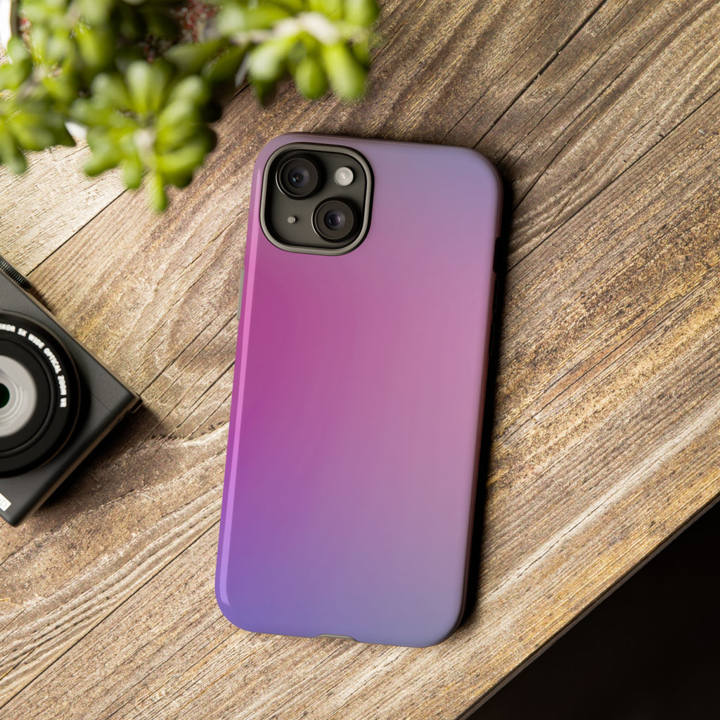 Stylish Phone Case, Tough Phone Cover, Gradient Phone Protector, Customizable Phone Shell, Durable Phone Accessory
