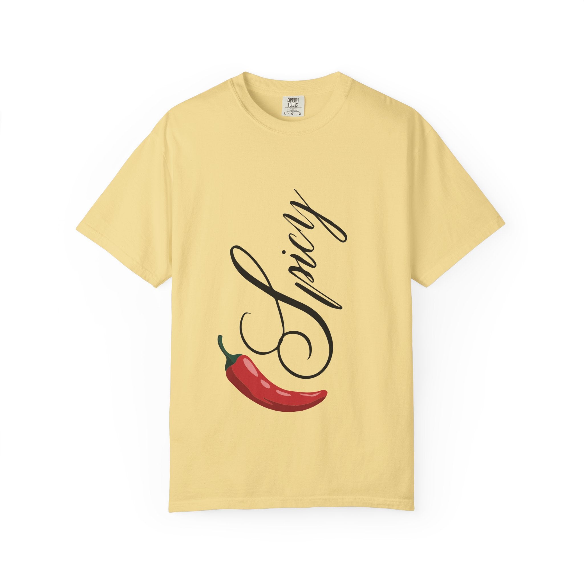 Spicy Unisex Garment-Dyed T-shirt, Cute Casual Tee, Perfect Gift for Foodies, Trendy Summer Style, Great for BBQs and Parties