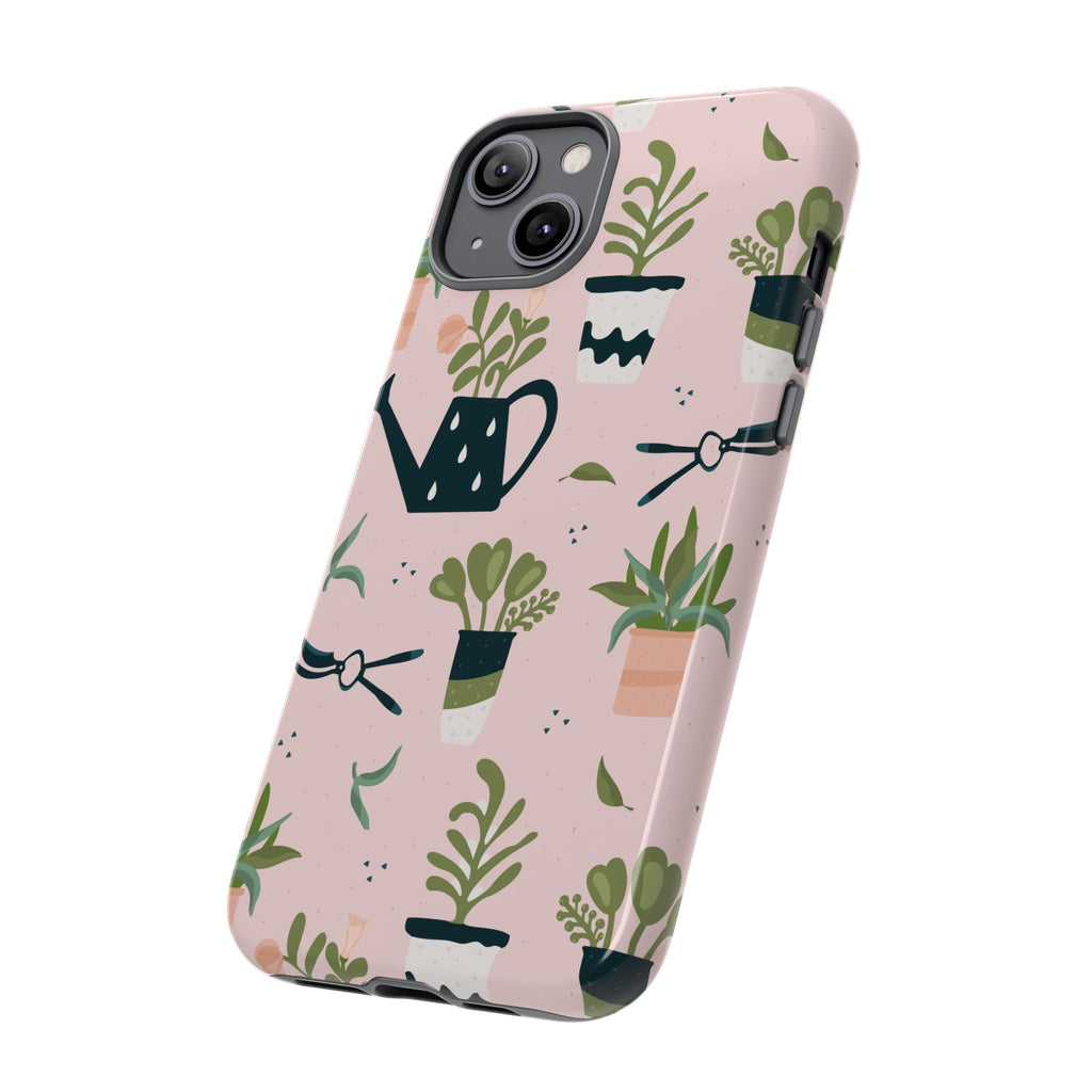 Floral Phone Case, Cute Plant Lover Case, Gift for Gardeners, Phone Cover, Green Thumb Accessories, Mother's Day Gift