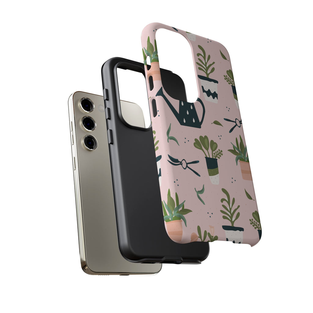 Floral Phone Case, Cute Plant Lover Case, Gift for Gardeners, Phone Cover, Green Thumb Accessories, Mother's Day Gift