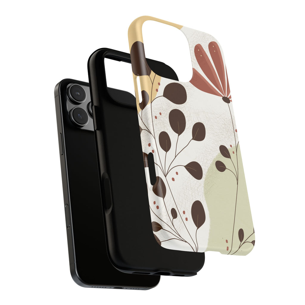 Floral Phone Case - Stylish Tough Cases for Women, Trendy Phone Cover, Gift for Her, Birthday Present, Everyday Use