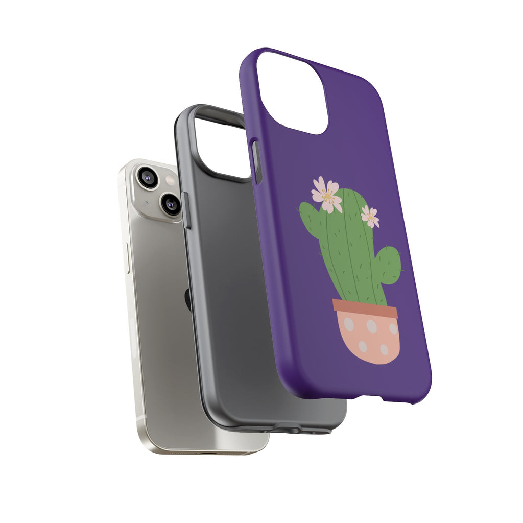 Cactus Phone Case, Tough Cases, Cute Floral, Trending Design, Unique Gift, Phone Accessories, Summer Vibe, Nature Lover