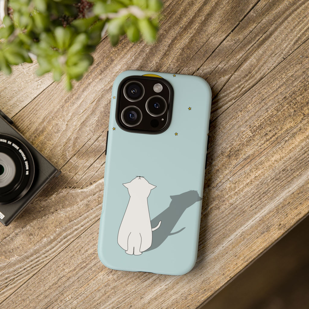 Cute Cat Phone Case, Tough Phone Cover, Pet Lover Gift, Unique Case, Animal Decor, Birthday Gift