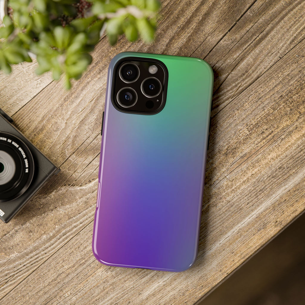 Gradient Phone Case, Durable Phone Protector, Trendy Cell Phone Accessory, Gift for Tech Lovers, Stylish Mobile Case