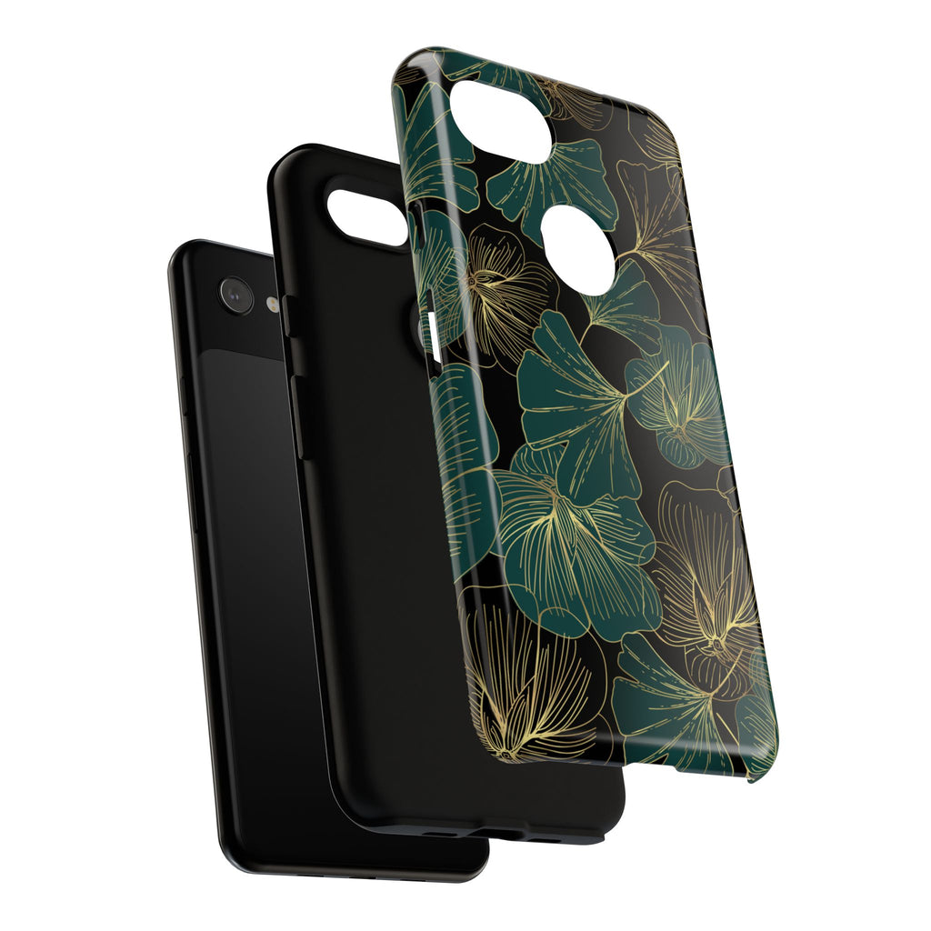 Floral Phone Case - Tough Cases, Protective Cover, Stylish Accessory, Gift for Her, Nature-Inspired Design