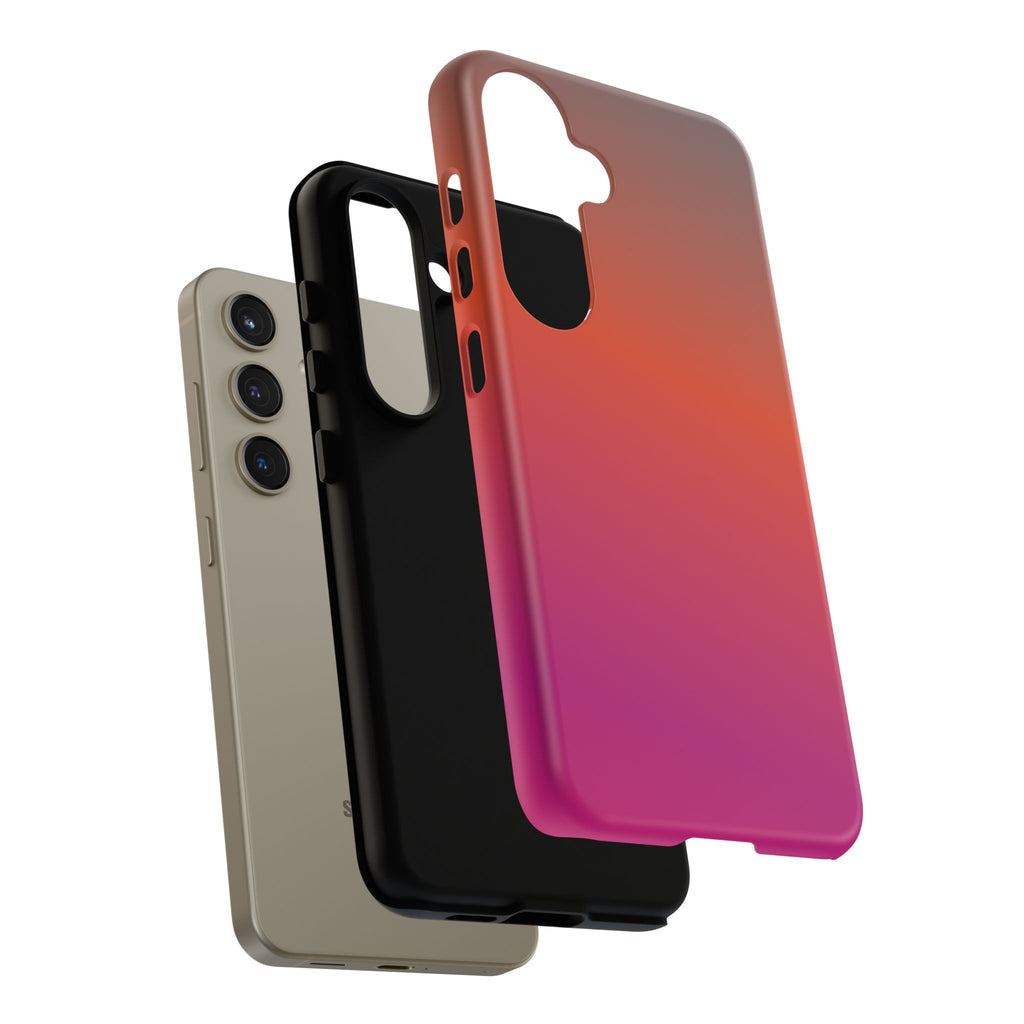 Gradient Phone Case, Custom Tough Case, Durable Phone Accessory, Vibrant Design, Gift for Tech Lovers, Birthday and Holiday Present