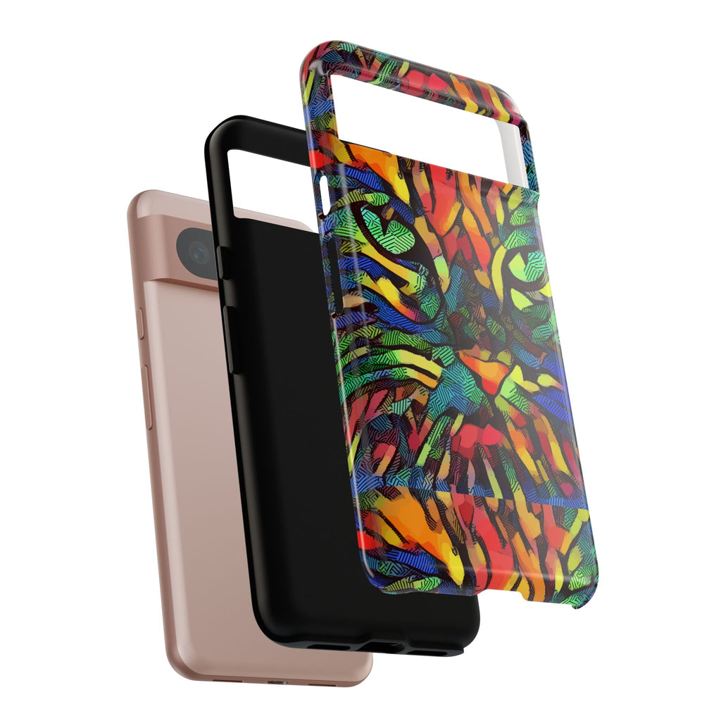 Colorful Phone Cases for Vibrant Style - Tough Cases, Unique Gifts, Animal Print, Artistic Design, Phone Accessories, Eco-Friendly