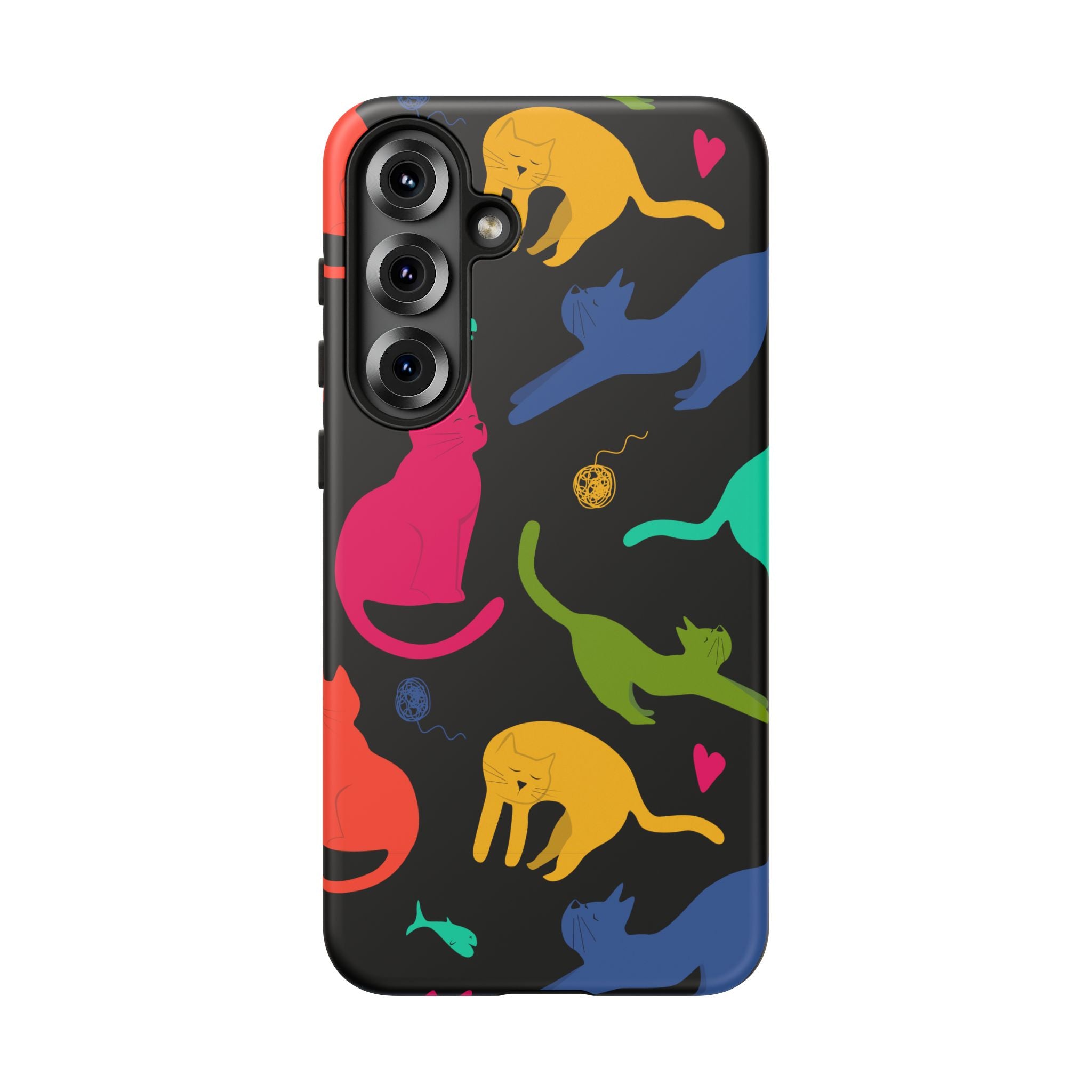 Colorful Cat Phone Case - Fun Pet Lover Accessory, Paw-some Gift for Cat Owners, Colorful Protective Cover, Cute Animal Phone [...]