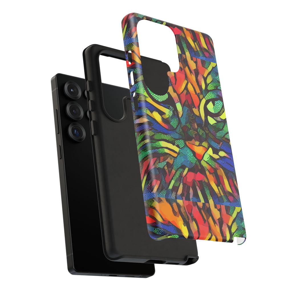 Colorful Phone Cases for Vibrant Style - Tough Cases, Unique Gifts, Animal Print, Artistic Design, Phone Accessories, Eco-Friendly