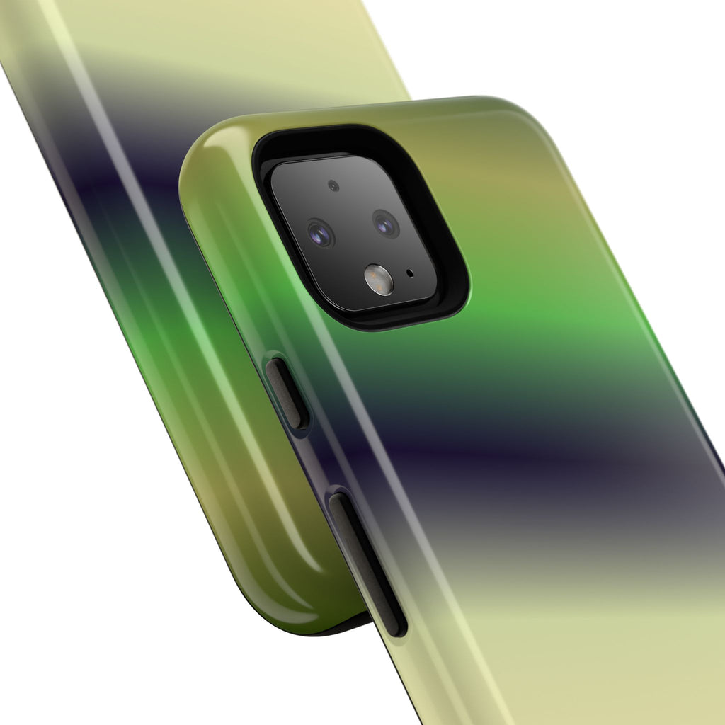 Gradient Phone Case - Tough Cases, Unique Cell Phone Cover, Stylish Tech Accessories, Green and Black Gradient, Perfect Gift