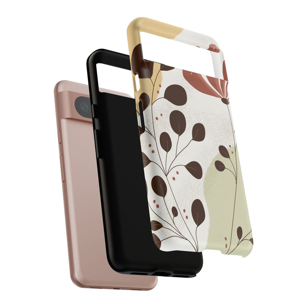 Floral Phone Case - Stylish Tough Cases for Women, Trendy Phone Cover, Gift for Her, Birthday Present, Everyday Use