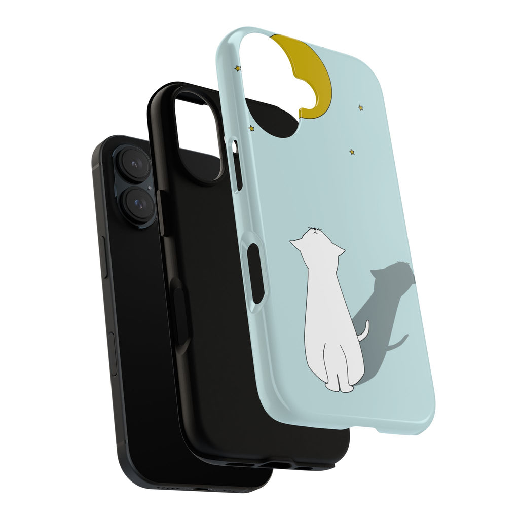 Cute Cat Phone Case, Tough Phone Cover, Pet Lover Gift, Unique Case, Animal Decor, Birthday Gift