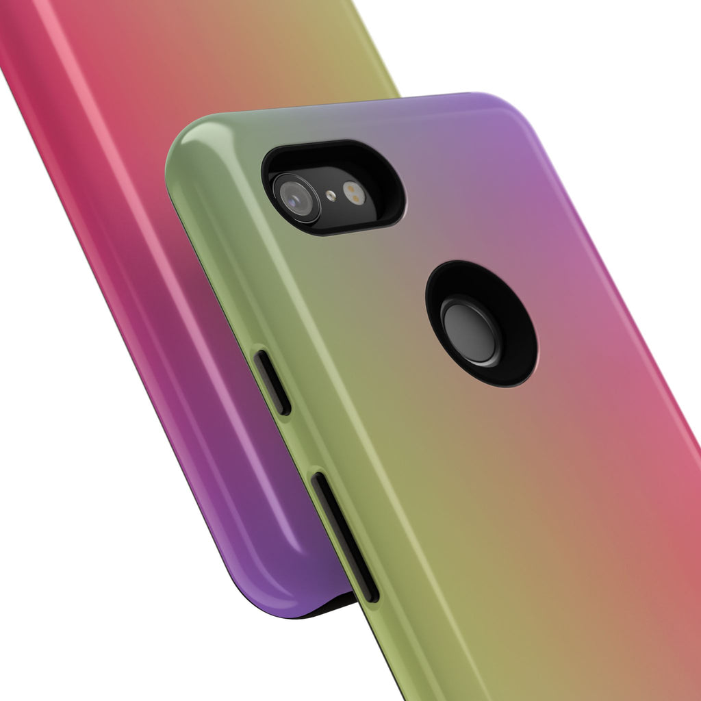 Gradient Phone Case, Tough Cases, Colorful Tech Accessory, Modern Phone Protection, Trendy Gift for Friends, Birthday, Holidays