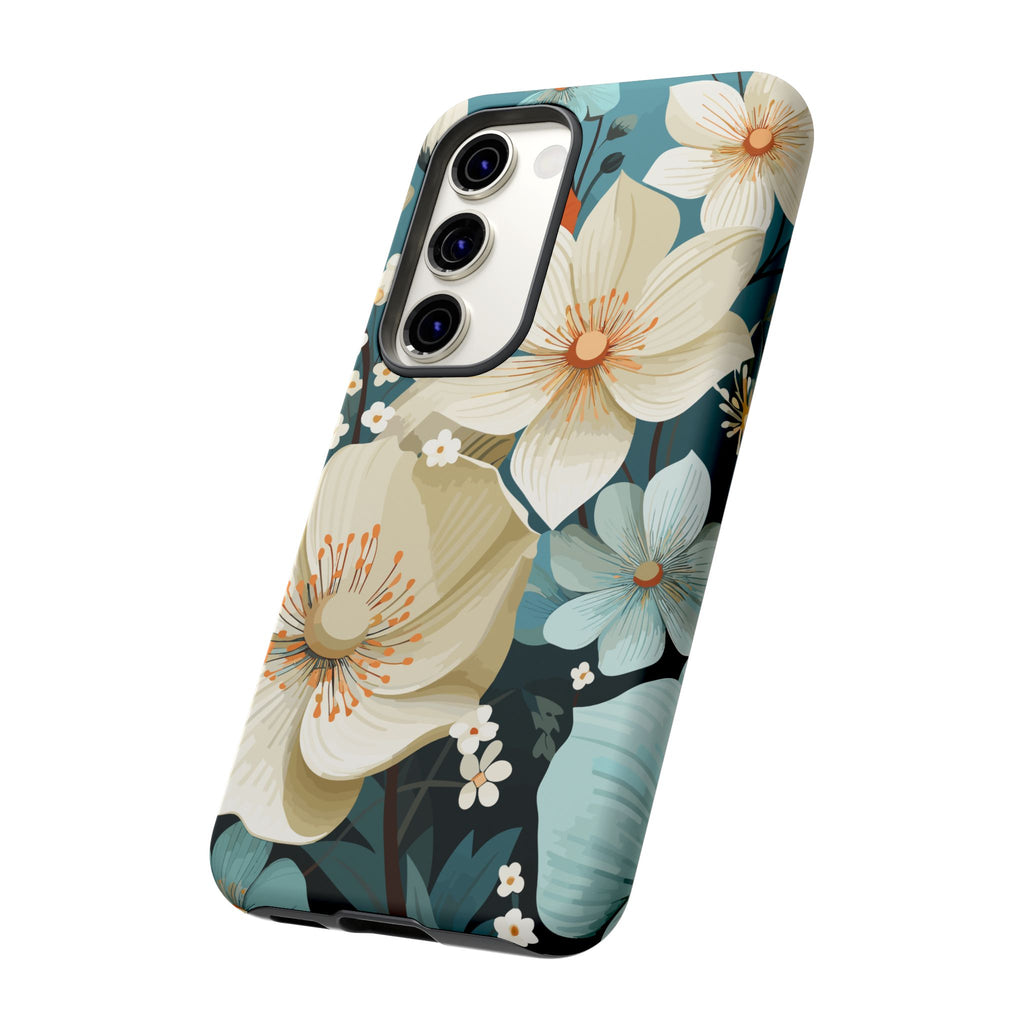 Floral Phone Case, Stylish Tough Cases with Botanical Design, Flower Print Phone Cover, Gifts for Nature Lovers, Eco-Friendly Mobile Cover