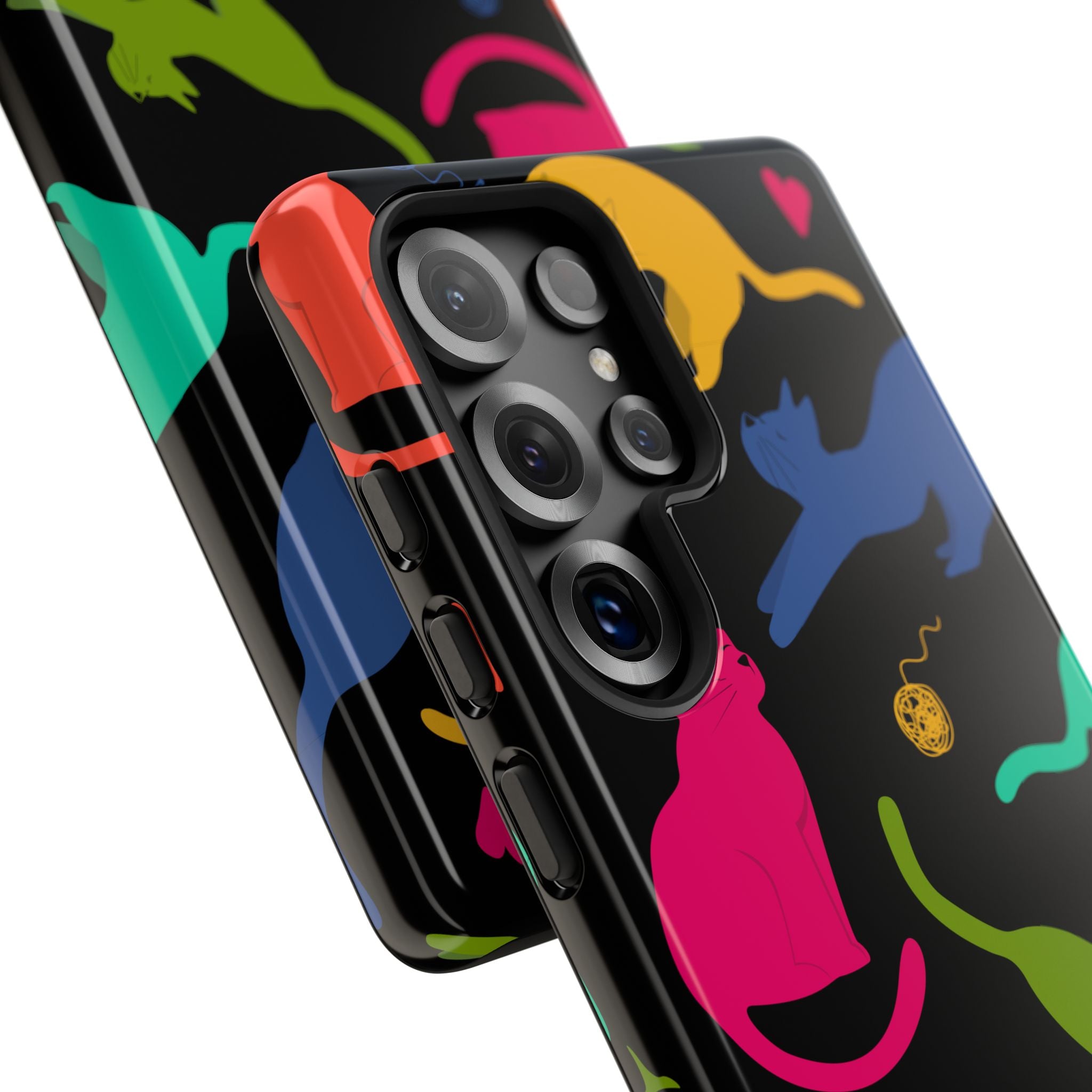 Colorful Cat Phone Case - Fun Pet Lover Accessory, Paw-some Gift for Cat Owners, Colorful Protective Cover, Cute Animal Phone [...]