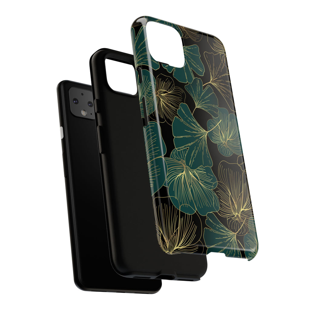 Floral Phone Case - Tough Cases, Protective Cover, Stylish Accessory, Gift for Her, Nature-Inspired Design