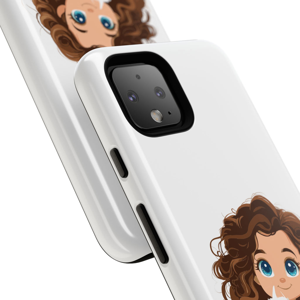 Cute Cat Lover Phone Case, Tough Phone Cover, Pet Lover Gift, Personalized Gift, Kids Phone Case, Animal Lover Accessories