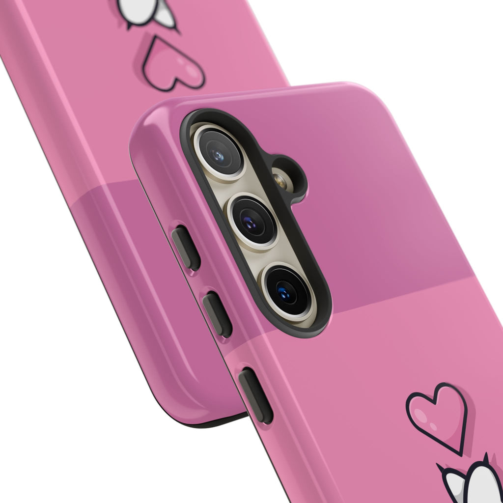 Cute Cat Paw Phone Case, Playful Pet Lover Gift, Animal Print Phone Cover, Heart Design Case, Fun Feminine Case, Kawaii Style