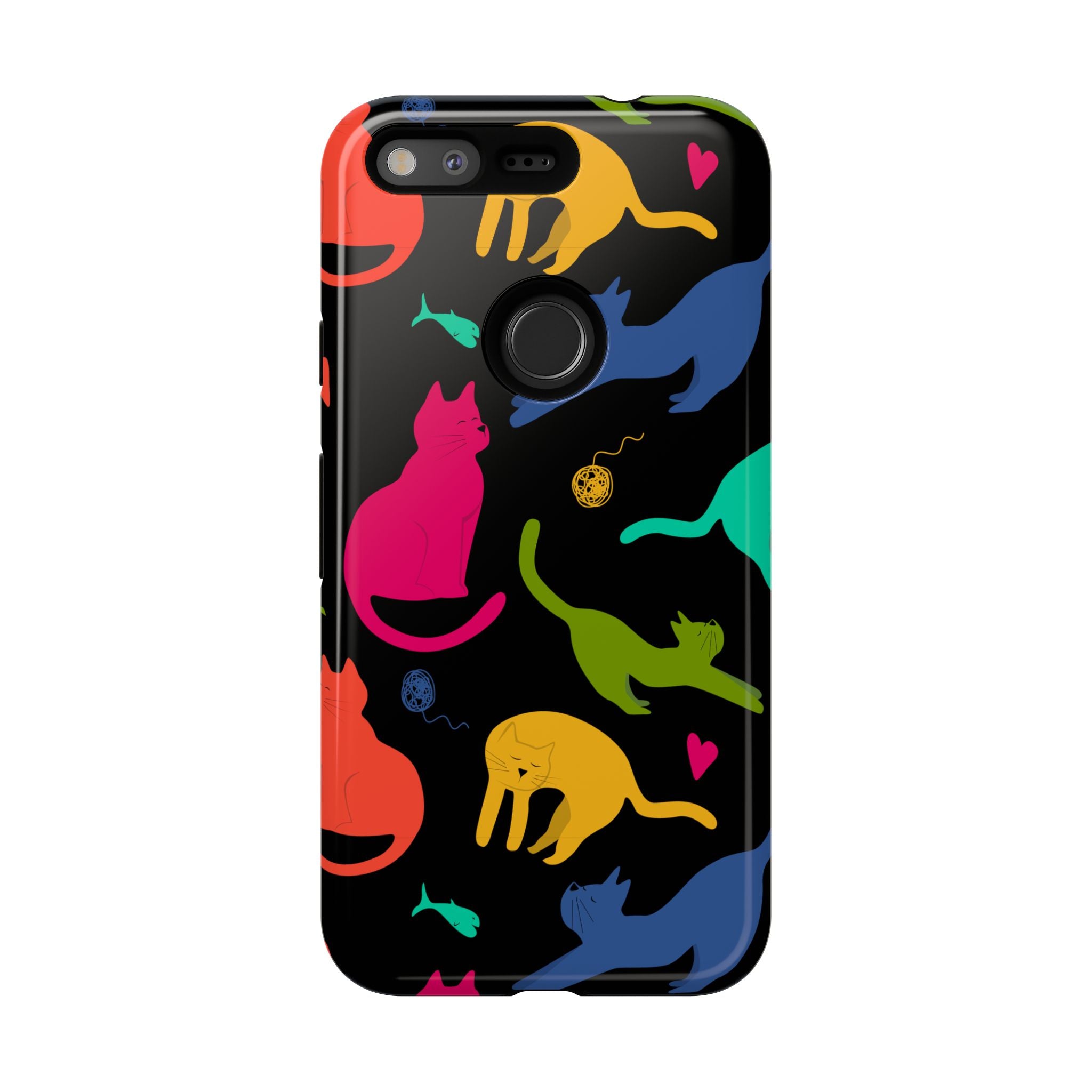 Colorful Cat Phone Case - Fun Pet Lover Accessory, Paw-some Gift for Cat Owners, Colorful Protective Cover, Cute Animal Phone [...]