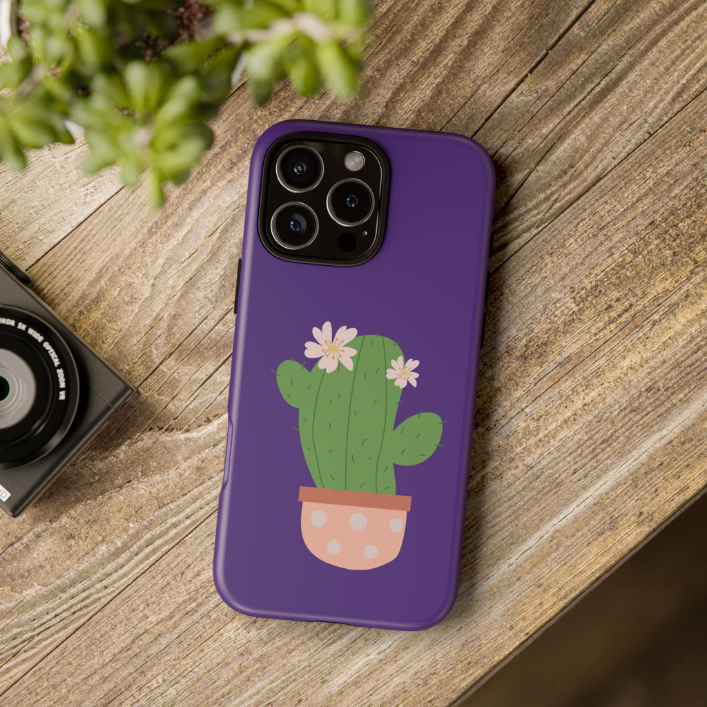 Cactus Phone Case, Tough Cases, Cute Floral, Trending Design, Unique Gift, Phone Accessories, Summer Vibe, Nature Lover
