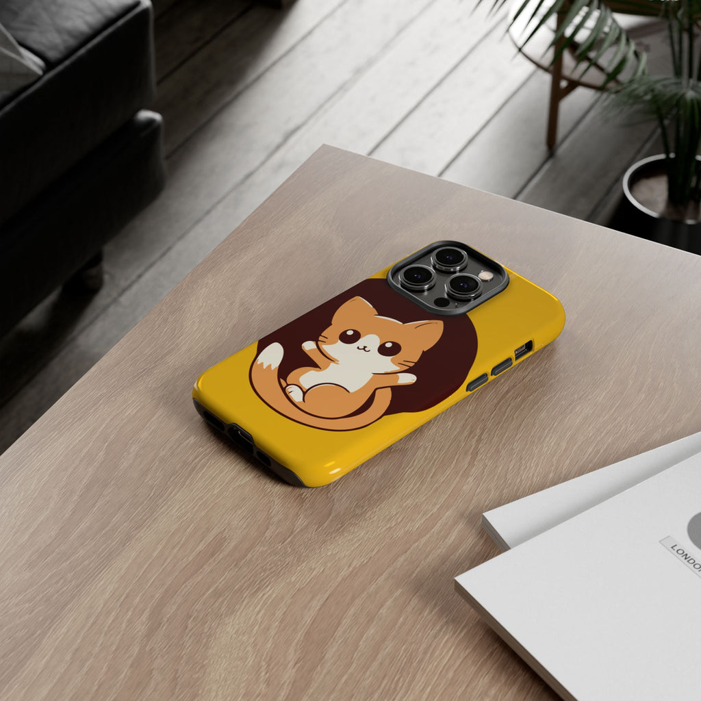 Cute Cat Phone Case | Tough Cases for Cat Lovers, Animal Design, Fun Gift, Unique Case, Durable Protection
