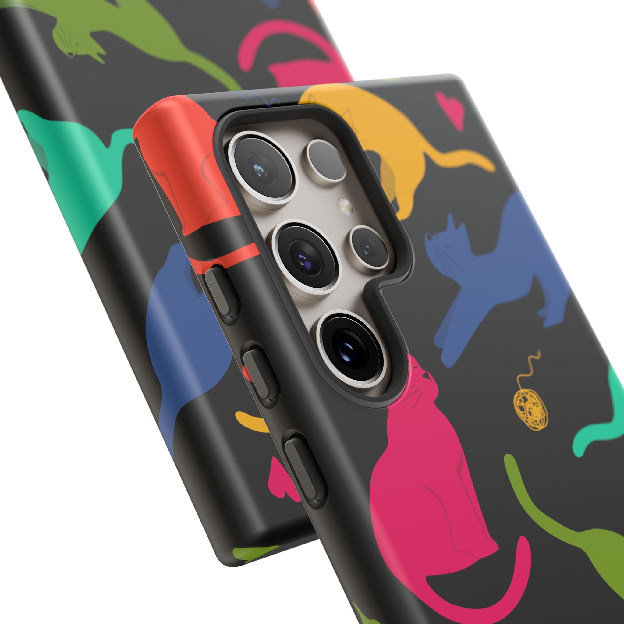 Colorful Cat Phone Case - Fun Pet Lover Accessory, Paw-some Gift for Cat Owners, Colorful Protective Cover, Cute Animal Phone [...]