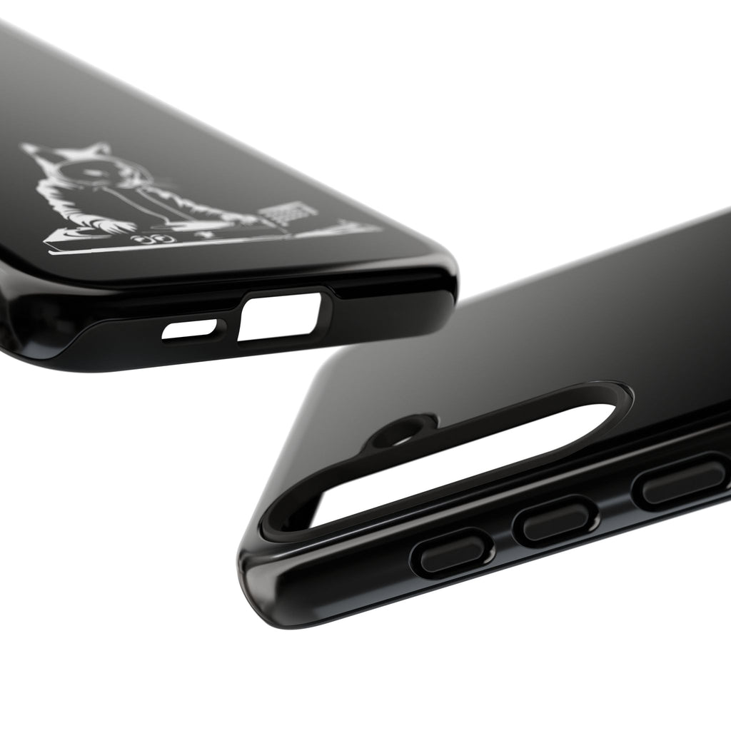 Cat DJ Phone Case | Stylish Tough Cases for Music Lovers, Gift for Cat Owners, Unique Phone Accessory, Cool Tech Gear