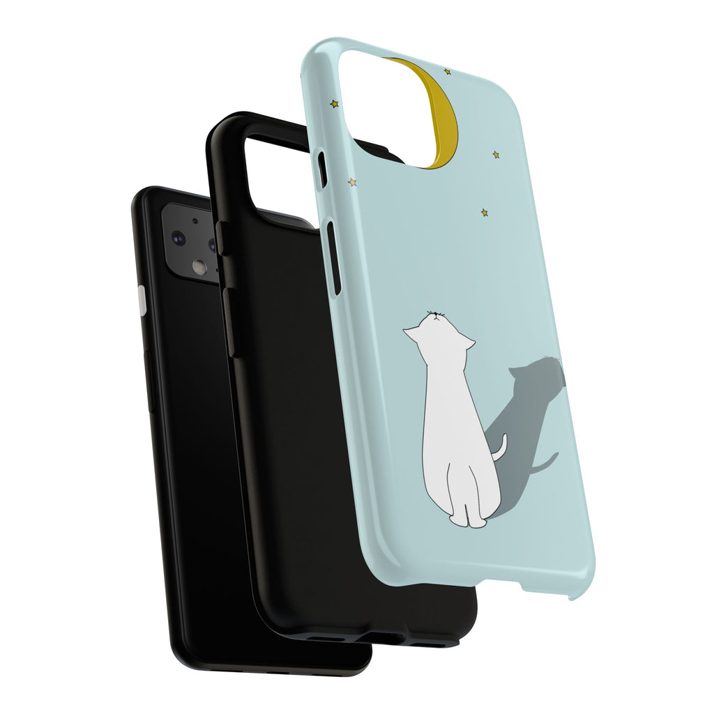 Cute Cat Phone Case, Tough Phone Cover, Pet Lover Gift, Unique Case, Animal Decor, Birthday Gift