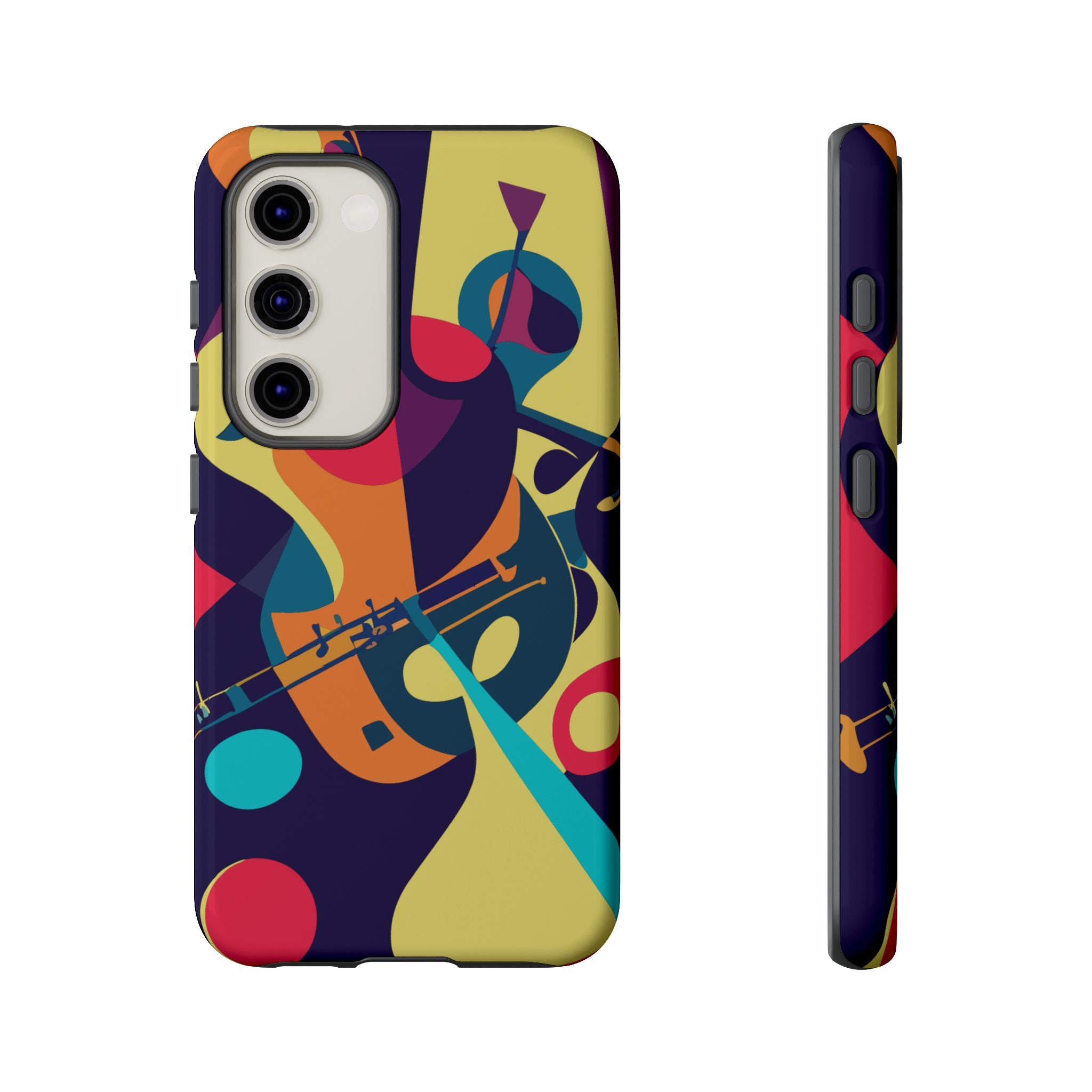 Vibrant Guitar Phone Case - Tough Cases for Music Lovers, Colorful Phone Cover, Gifts for Musicians, Artistic Mobile Accessories, [...]