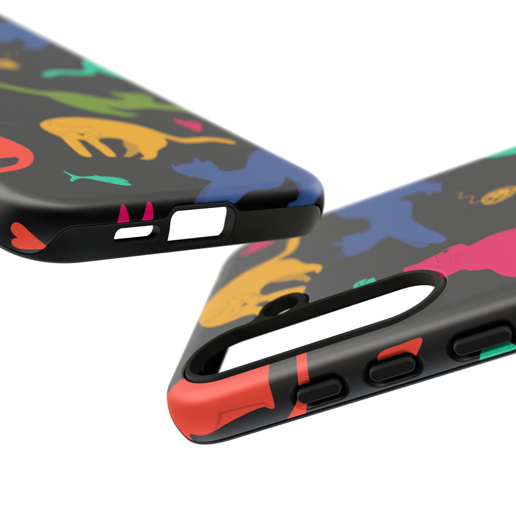 Colorful Cat Phone Case - Fun Pet Lover Accessory, Paw-some Gift for Cat Owners, Colorful Protective Cover, Cute Animal Phone [...]