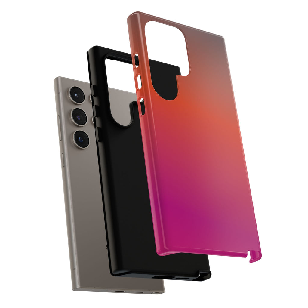 Gradient Phone Case, Custom Tough Case, Durable Phone Accessory, Vibrant Design, Gift for Tech Lovers, Birthday and Holiday Present