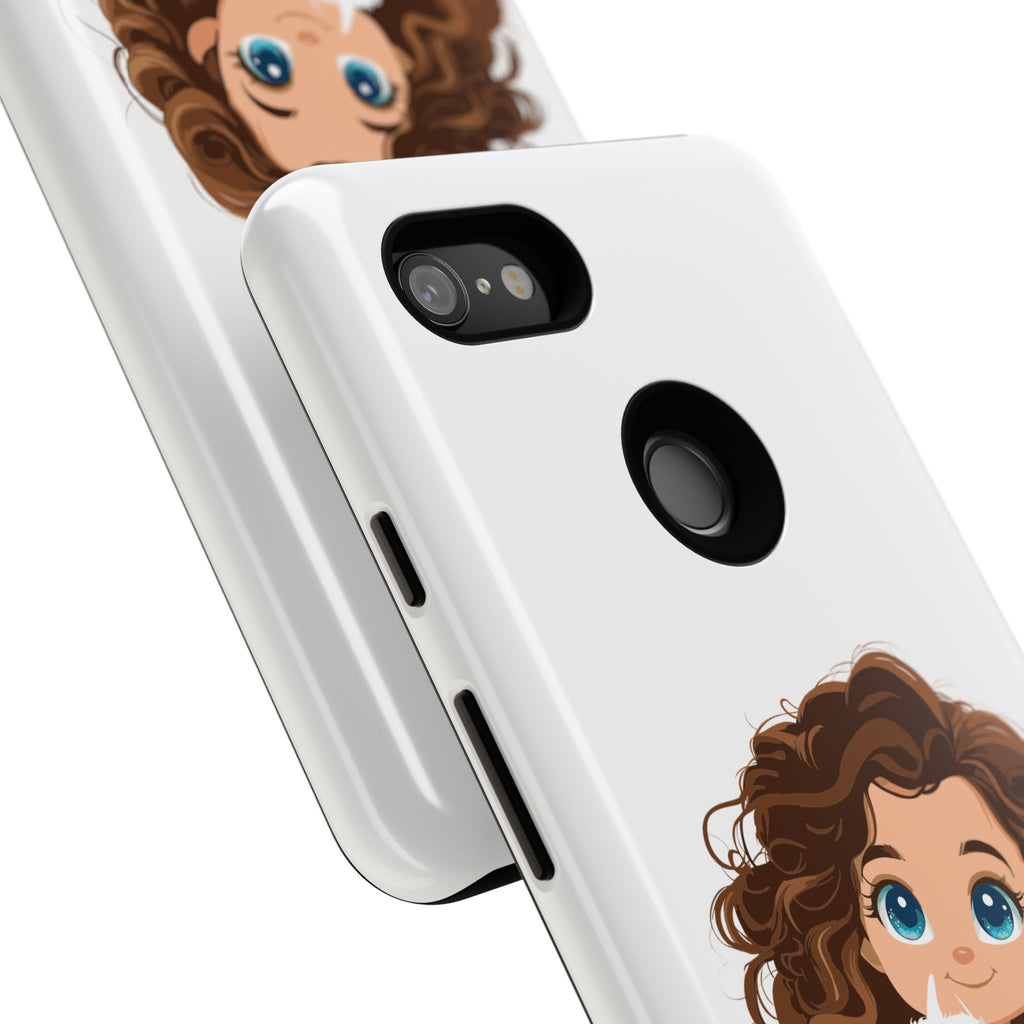 Cute Cat Lover Phone Case, Tough Phone Cover, Pet Lover Gift, Personalized Gift, Kids Phone Case, Animal Lover Accessories