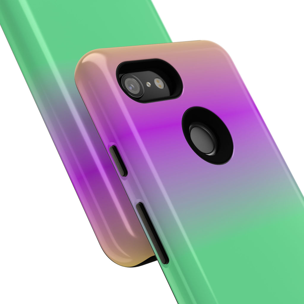 Vibrant Phone Case, Stylish Tech Accessory, Fun Gift Idea, Unique Mobile Cover, Trendy Gradient Design