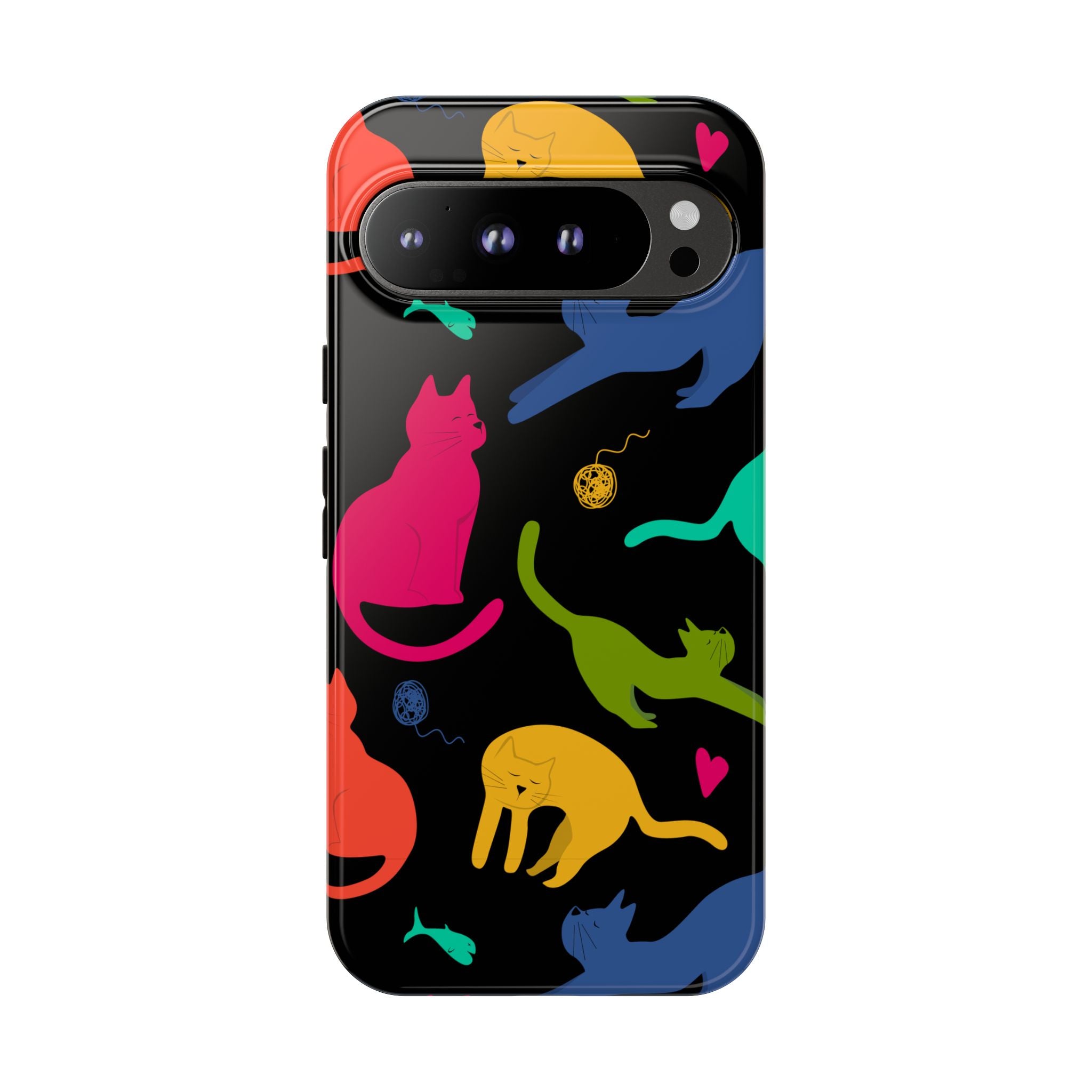Colorful Cat Phone Case - Fun Pet Lover Accessory, Paw-some Gift for Cat Owners, Colorful Protective Cover, Cute Animal Phone [...]