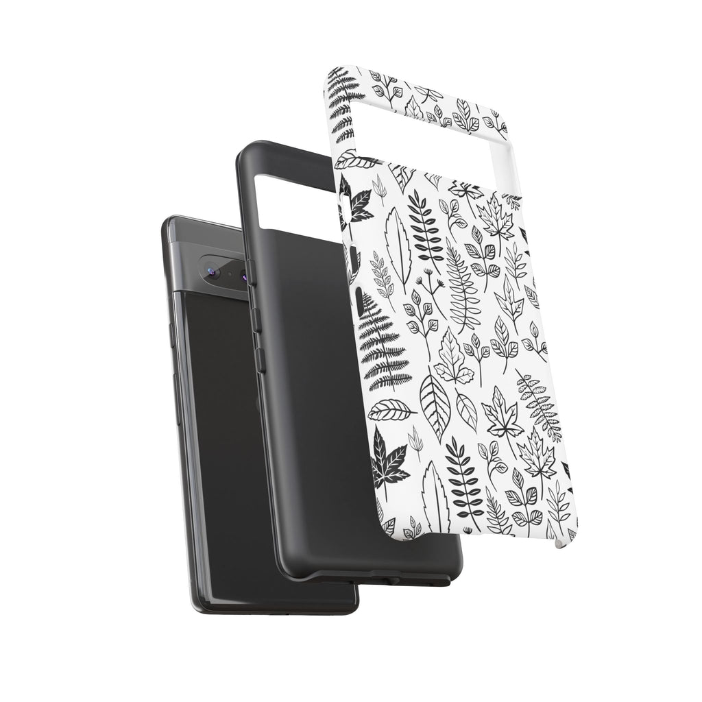 Stylish Phone Case for Nature Lovers, Botanical Design, Gift for Her, Fall Accessories, Customizable Tech Gear
